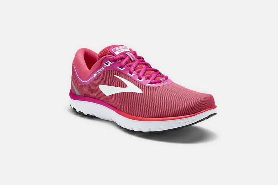 Brooks Pureflow 7 Road Loopschoenen Dames - Roze/Wit - 315648KPV